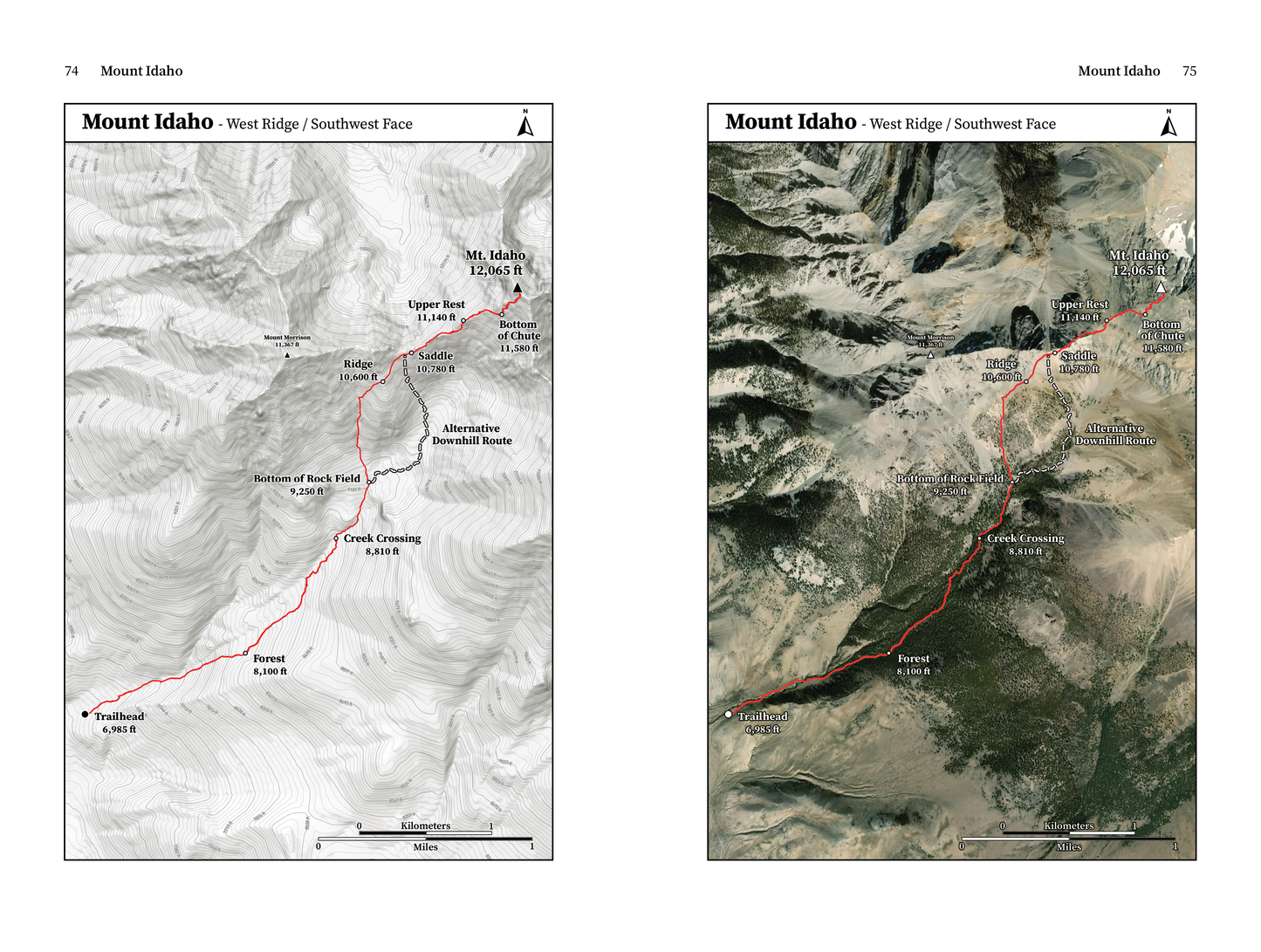 Idaho Twelvers: A Hiking Guide For Idaho's Nine Peaks Over 12,000 Feet